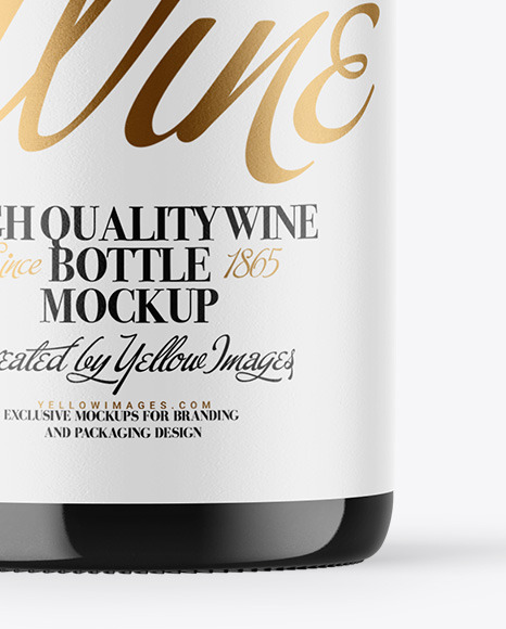 Antique Green Glass Red Wine Bottle Mockup Antique Green Glass Red Wine Bottle Mockup