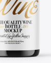 Antique Green Glass Red Wine Bottle Mockup Antique Green Glass Red Wine Bottle Mockup
