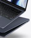 Two MacBook Air M2 Midnight Mockup