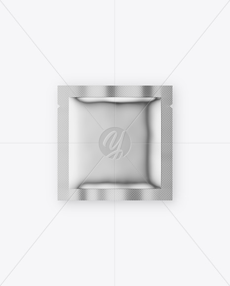 Metallic Sachet Mockup