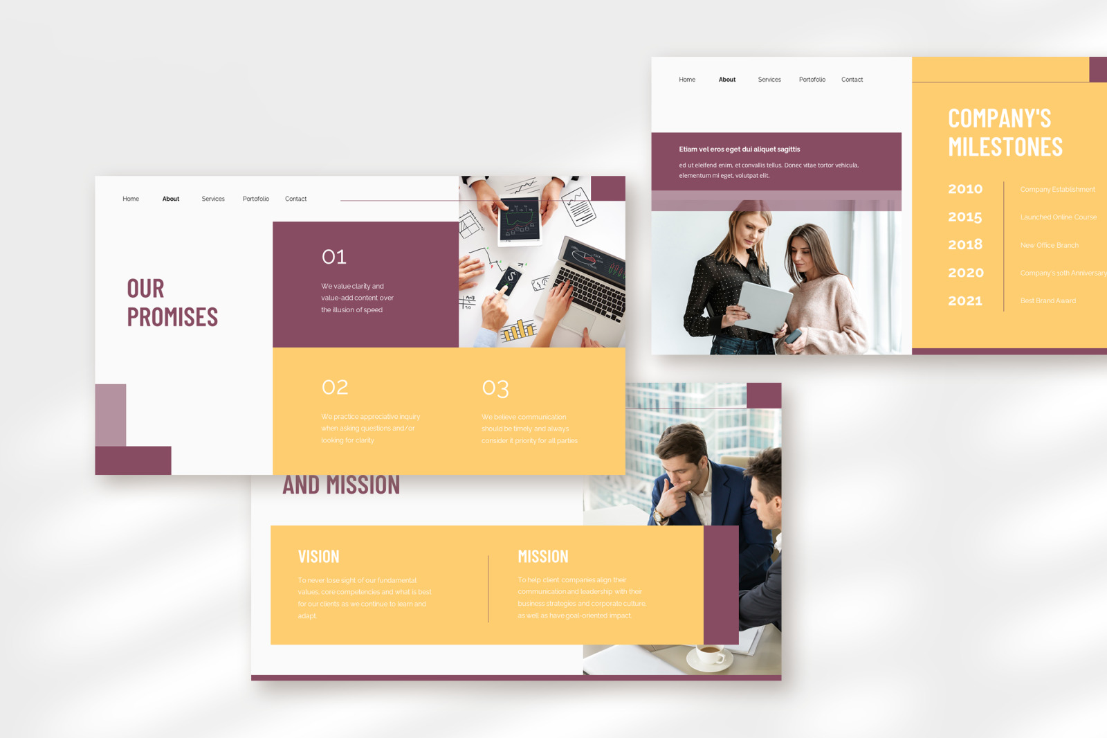Frans – mulberry modern company profile presentation Frans – mulberry modern company profile presentation