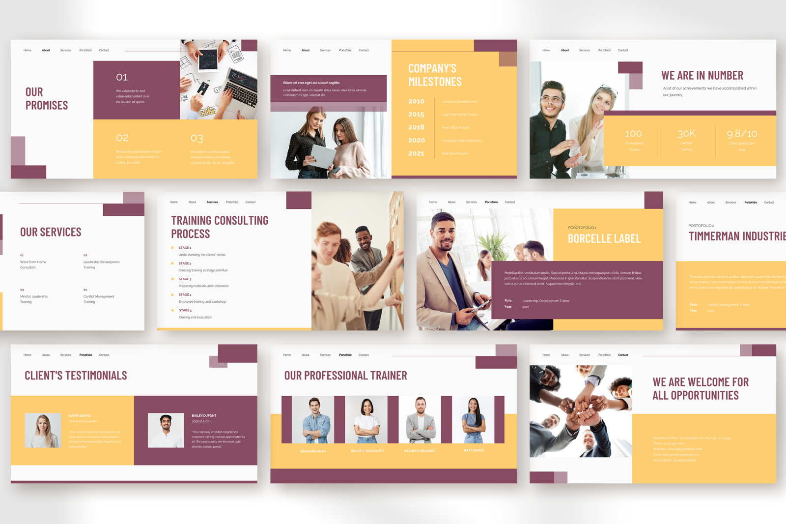 Frans – mulberry modern company profile presentation Frans – mulberry modern company profile presentation