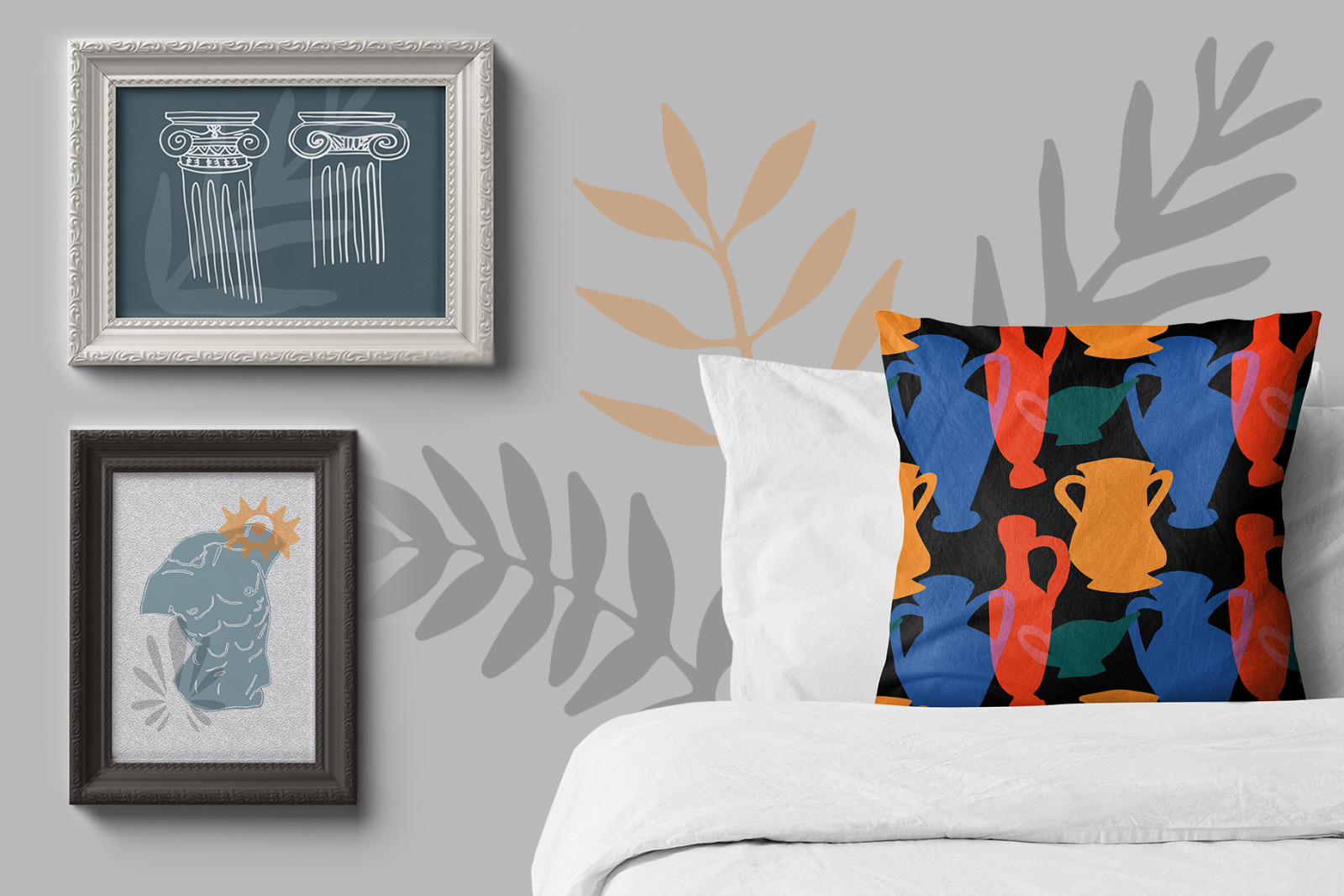 Ancient Greece. Antique vector set Ancient Greece. Antique vector set