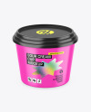 Sour Cream Cup Mockup