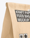 Kraft Paper Food Bag Mockup