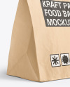 Kraft Paper Food Bag Mockup