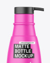 Matte Cosmetic Bottle Mockup