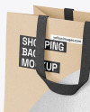 Kraft Paper Shopping Bag Mockup