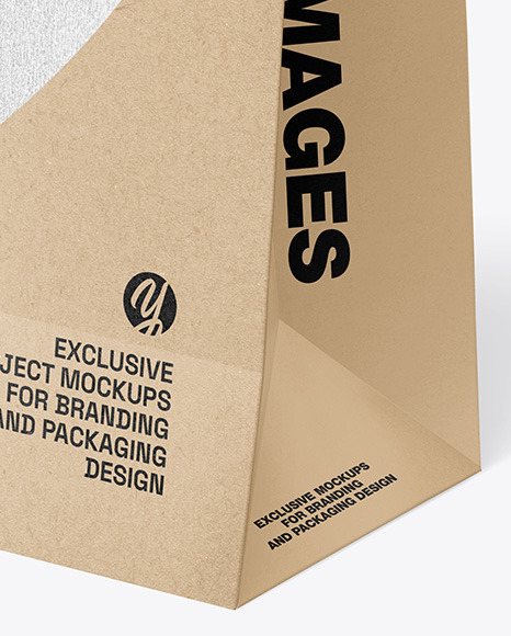 Kraft Paper Shopping Bag Mockup