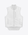 Cotton Vest w/ Zipped Pockets Mockup