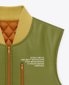 Cotton Vest w/ Zipped Pockets Mockup