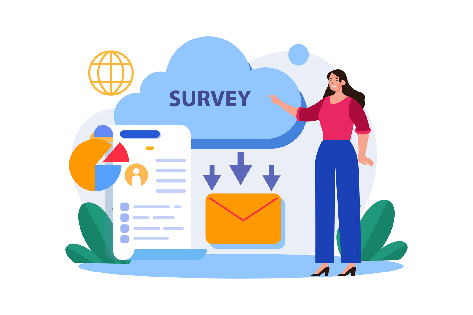 M647_Online Survey Illustration Pack M647_Online Survey Illustration Pack