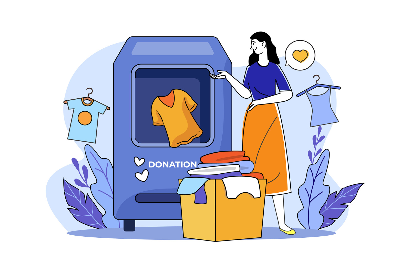 M657_Charity and Donation Illustration Pack M657_Charity and Donation Illustration Pack