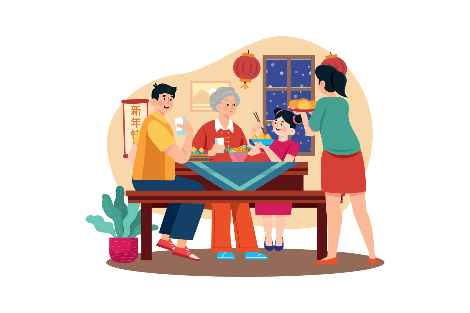 M659_Chinese New Year Illustration Pack M659_Chinese New Year Illustration Pack