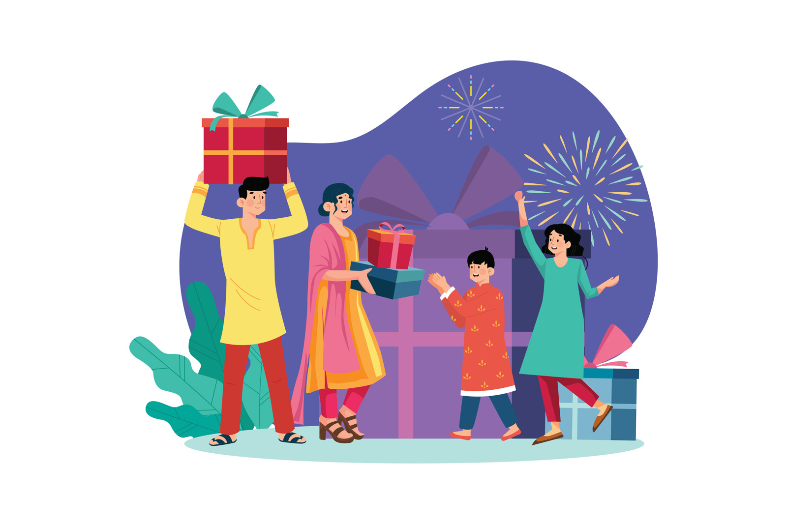 M661_Diwali Celebration Illustration Pack M661_Diwali Celebration Illustration Pack