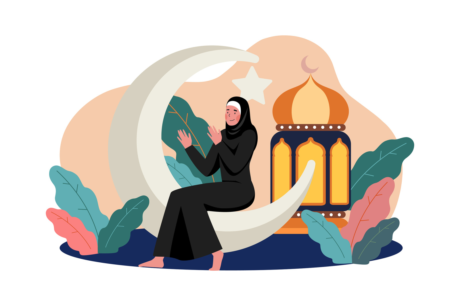 M662_Ramadan Day Illustration Pack