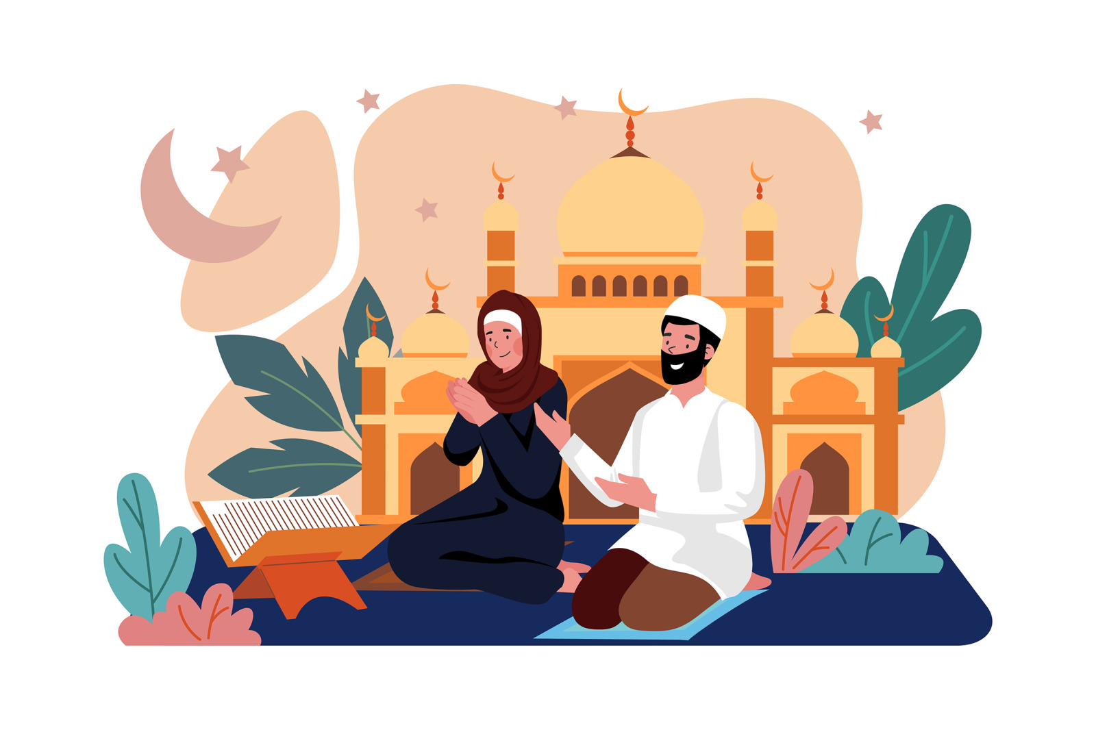M662_Ramadan Day Illustration Pack M662_Ramadan Day Illustration Pack