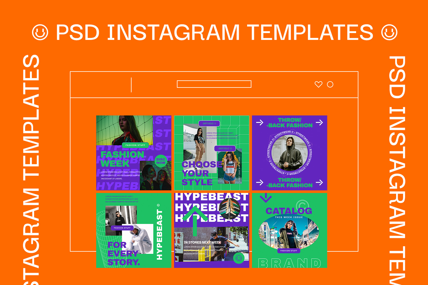 Restired Urban Instagram Templates