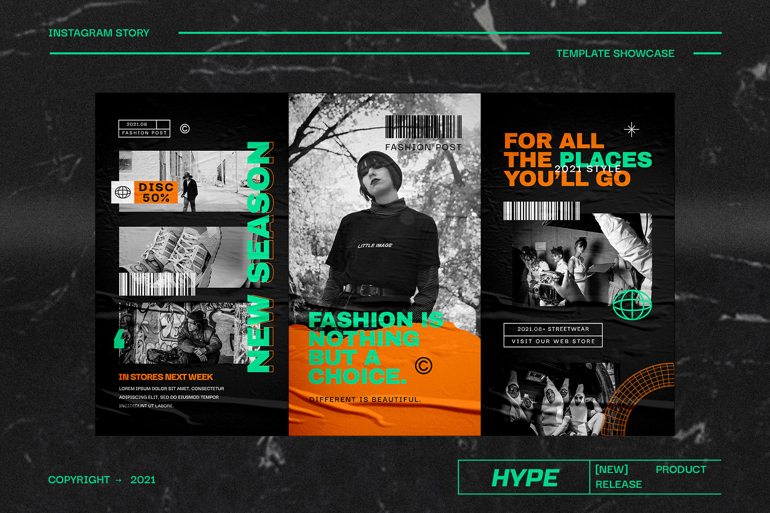 Floded Urban Instagram Templates Floded Urban Instagram Templates