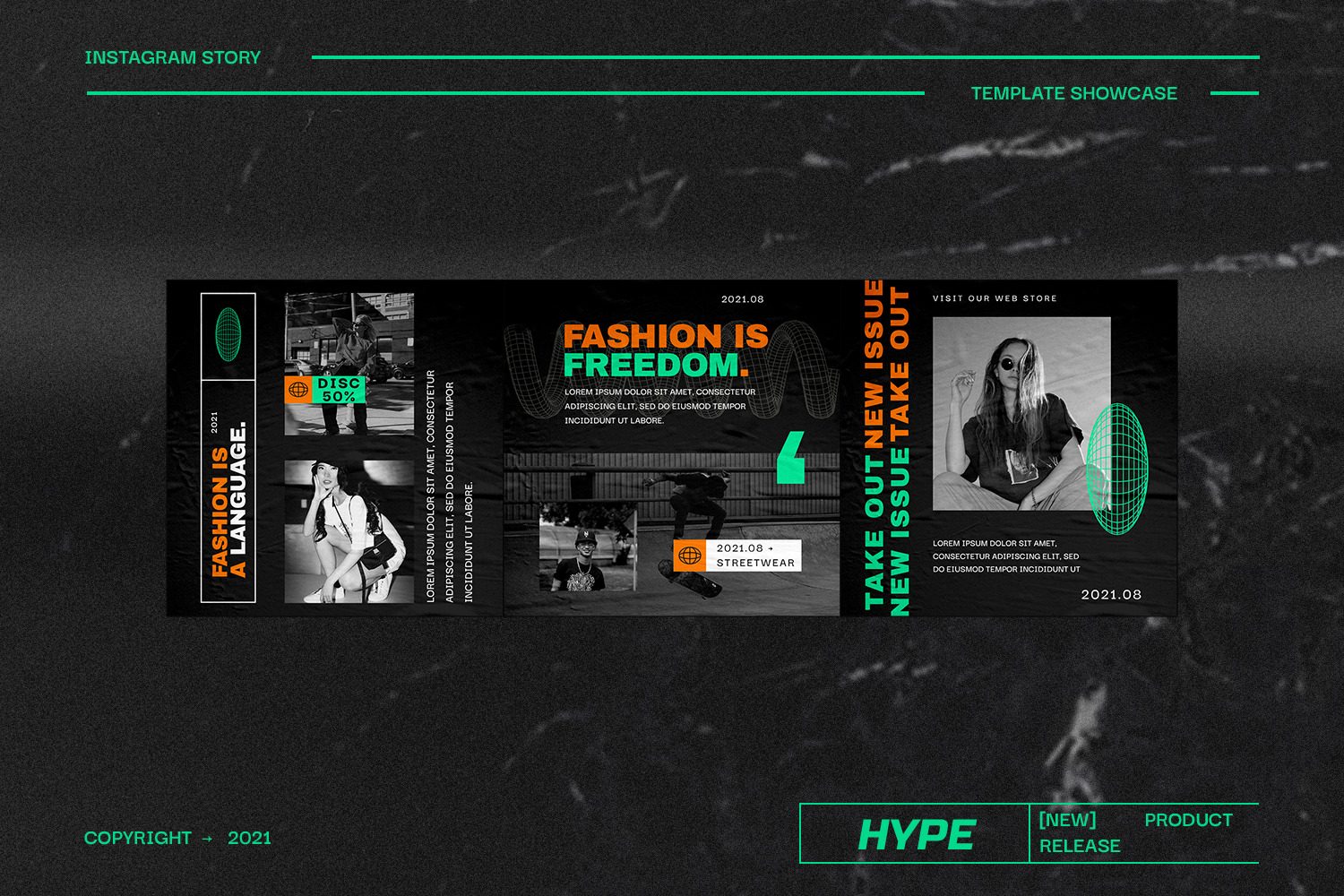 Floded Urban Instagram Templates Floded Urban Instagram Templates