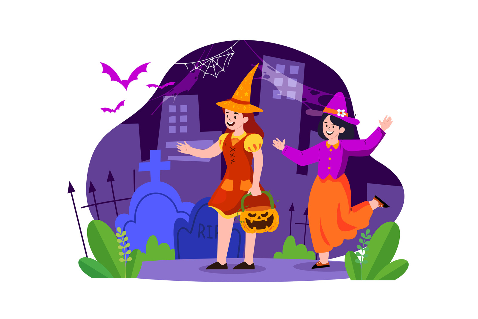 M663_Happy Halloween Illustration Pack