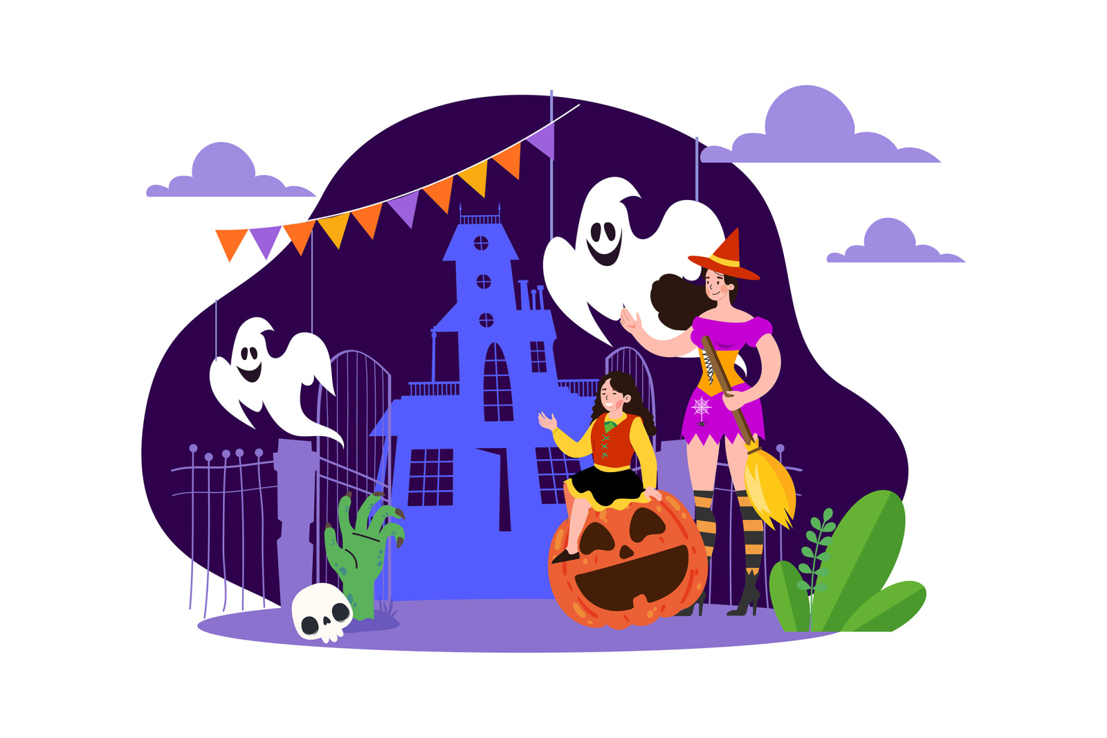 M663_Happy Halloween Illustration Pack