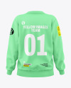 Women's Oversize Sweatshirt Mockup - Back View