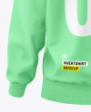 Women&#039;s Oversize Sweatshirt Mockup - Back View