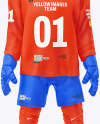 Hockey Uniform Kit Mockup – Front View