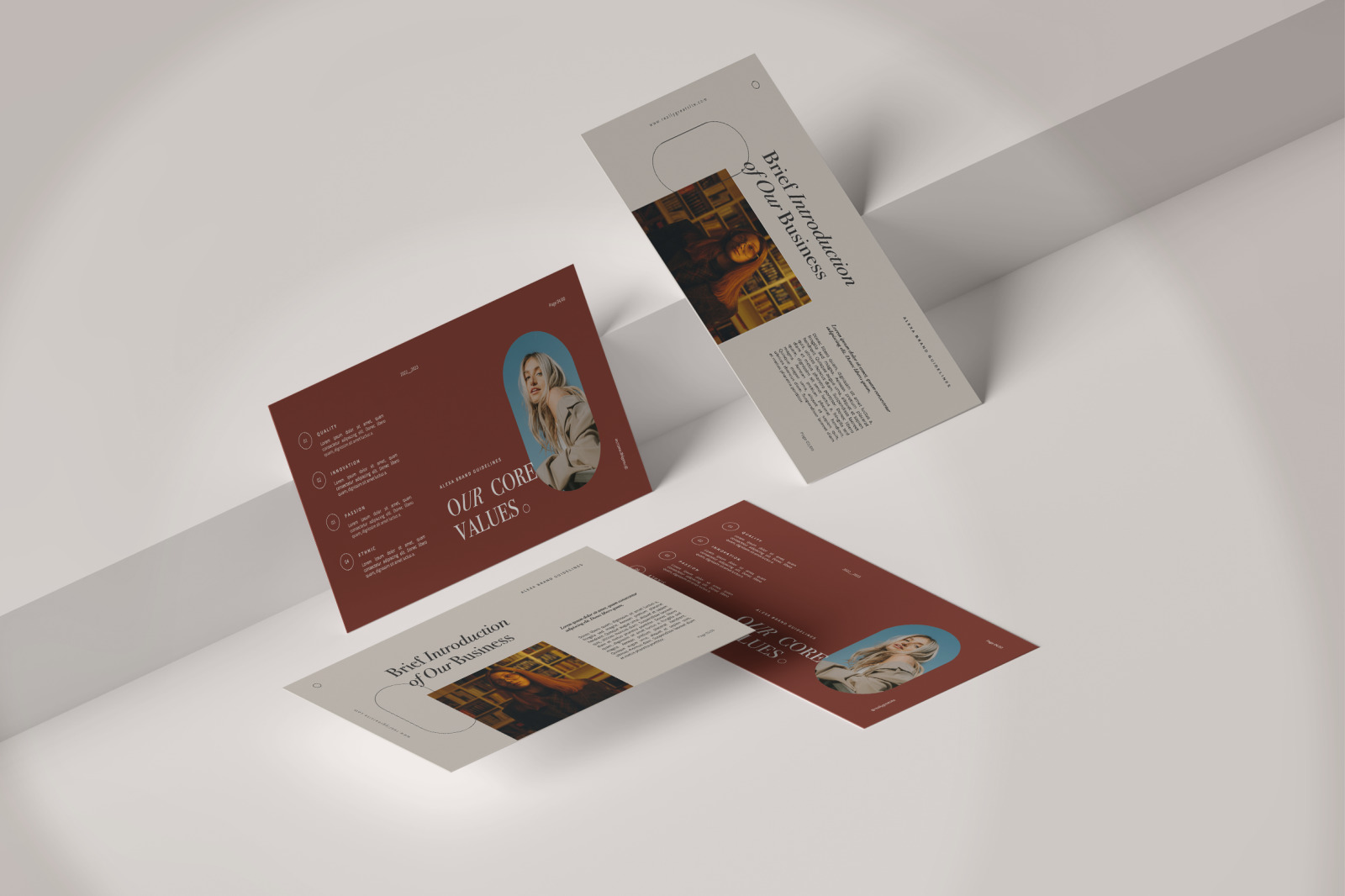 Alexa – clean minimalist brand guidelines presentation Alexa – clean minimalist brand guidelines presentation