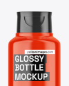 Glossy Bottle Mockup