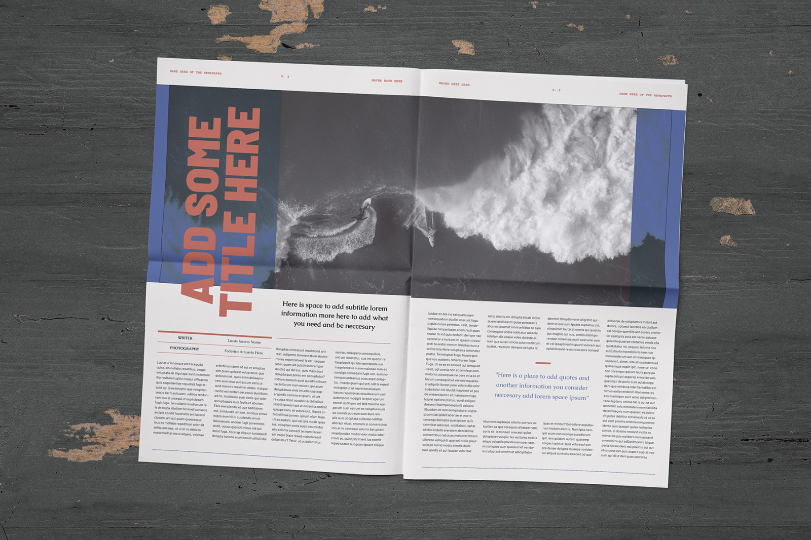 News Tabloid Indesign Template News Tabloid Indesign Template
