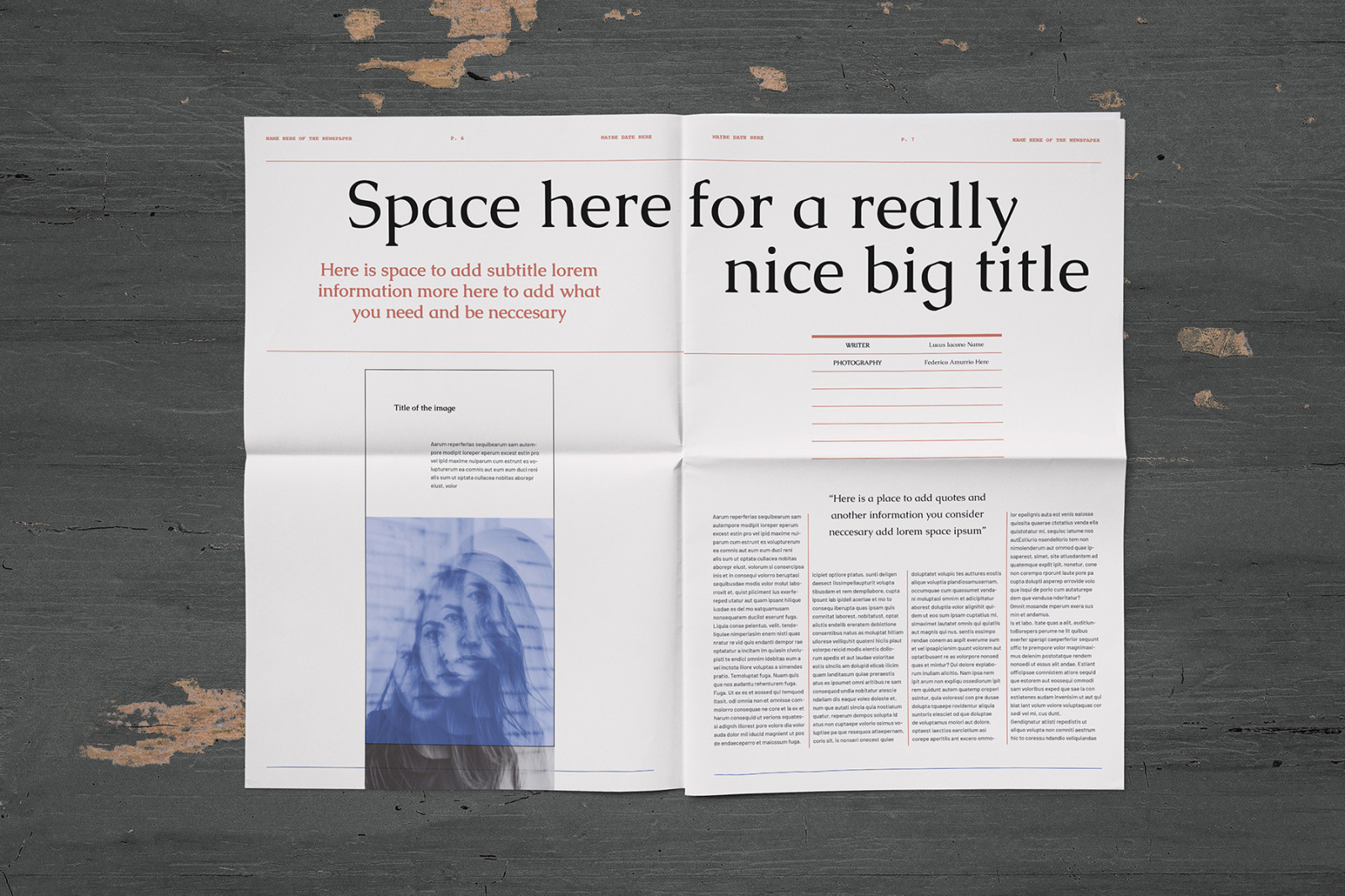 News Tabloid Indesign Template News Tabloid Indesign Template