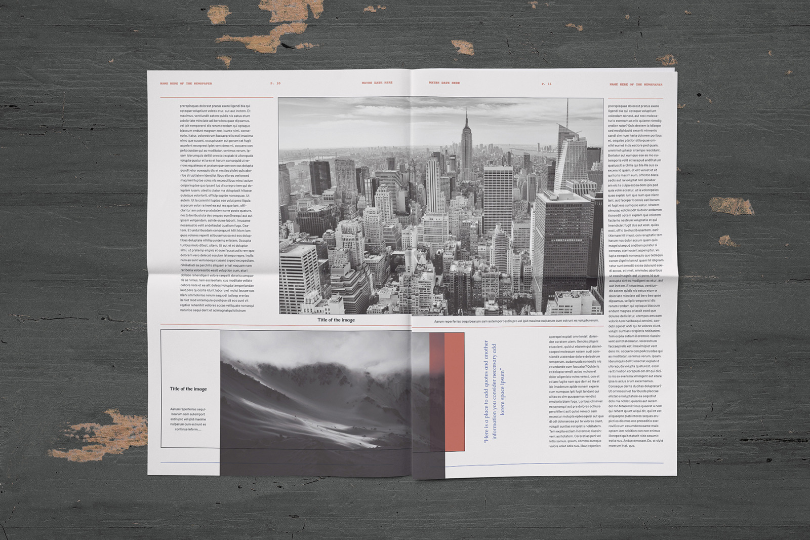News Tabloid Indesign Template News Tabloid Indesign Template