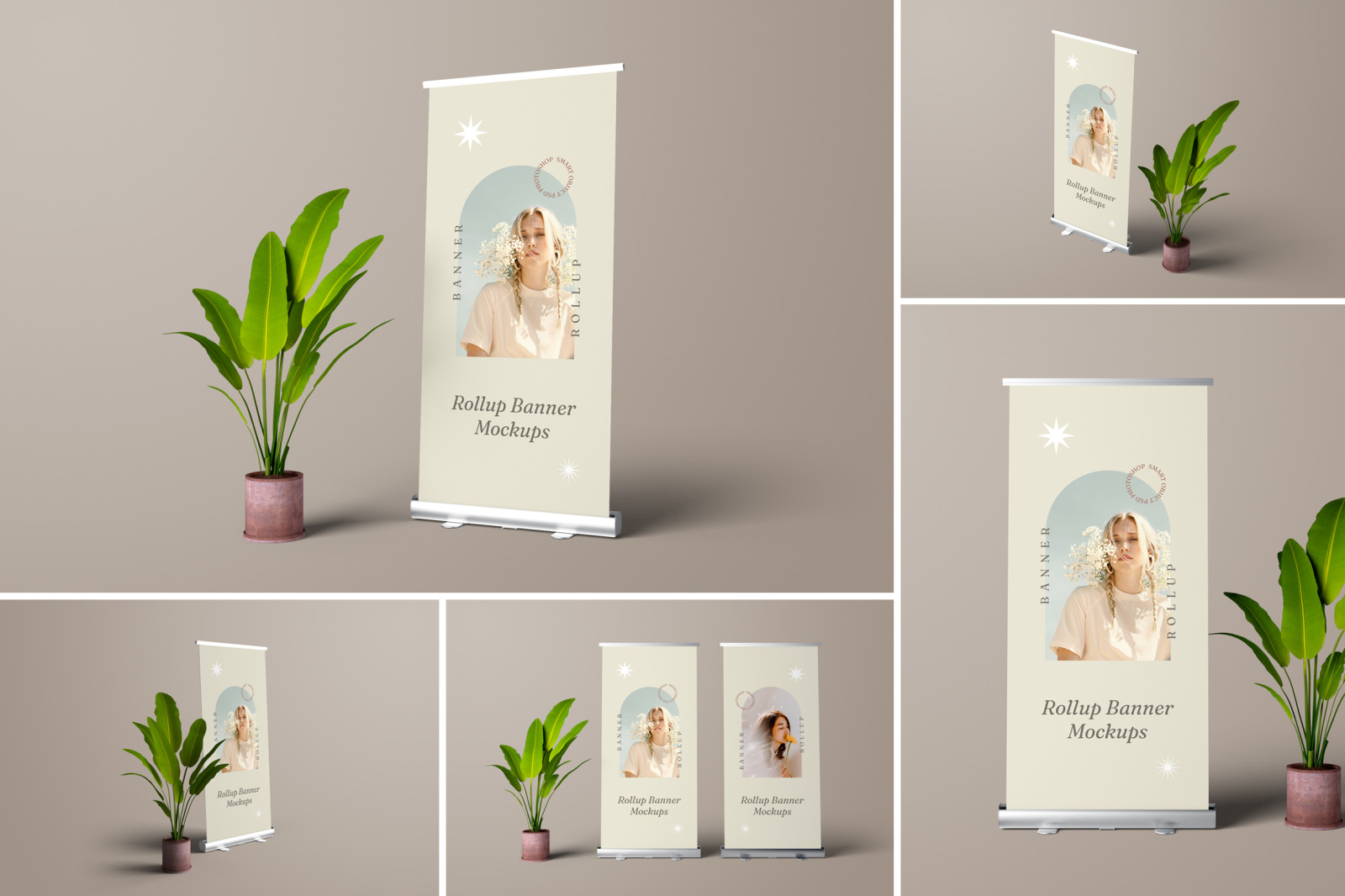 Roll Up Banner Mockups Roll Up Banner Mockups