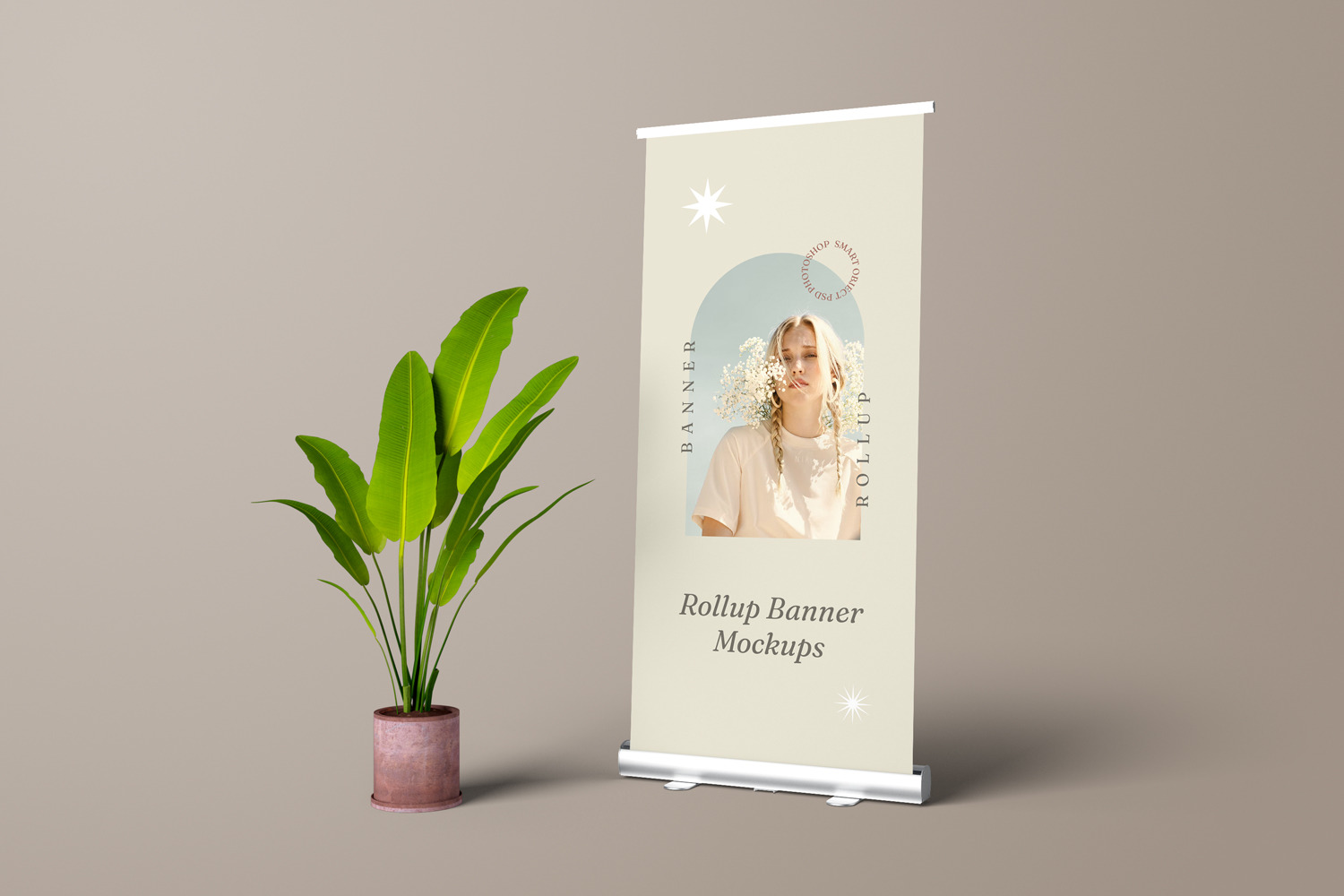 Roll Up Banner Mockups