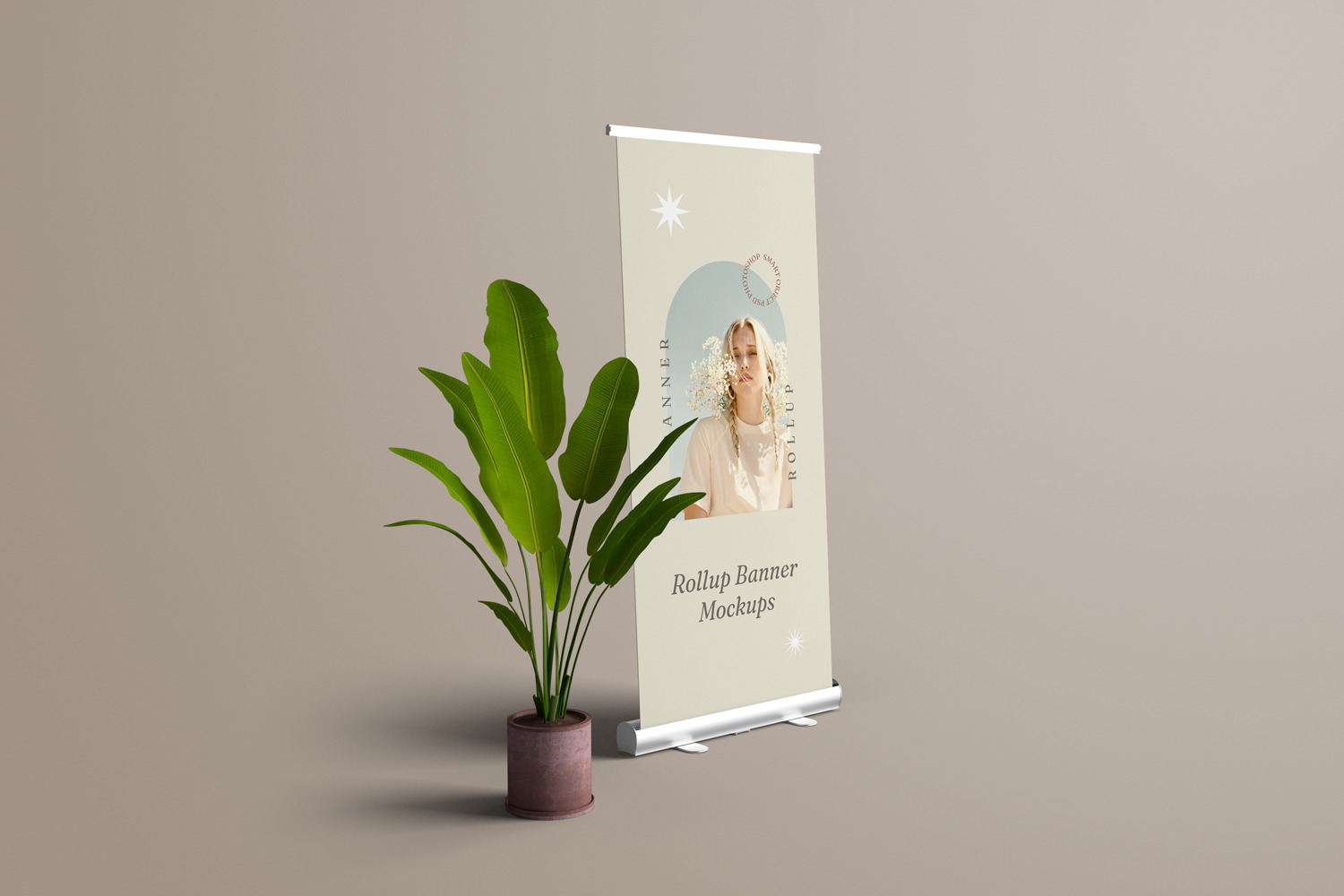 Roll Up Banner Mockups