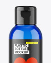 Blue Plastic Bottle Mockup