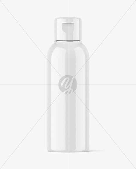 Clear Plastic Bottle Mockup