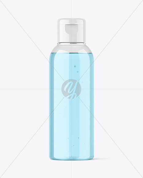 Clear Plastic Bottle Mockup