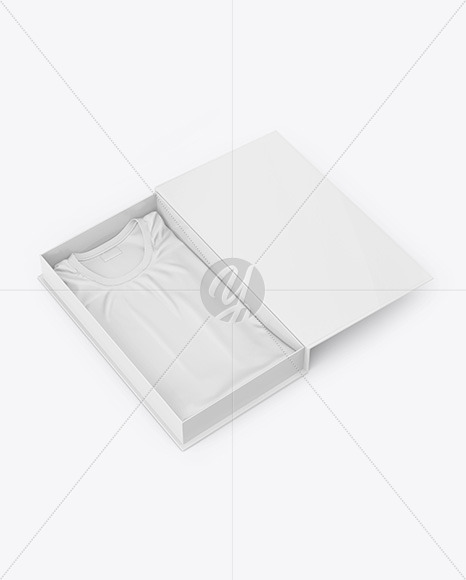 T-Shirt in Box Mockup