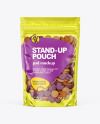 Stand-up Pouch with Pet Food Mockup