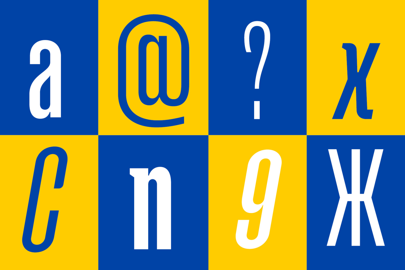 Andove - Condensed Typeface Andove - Condensed Typeface