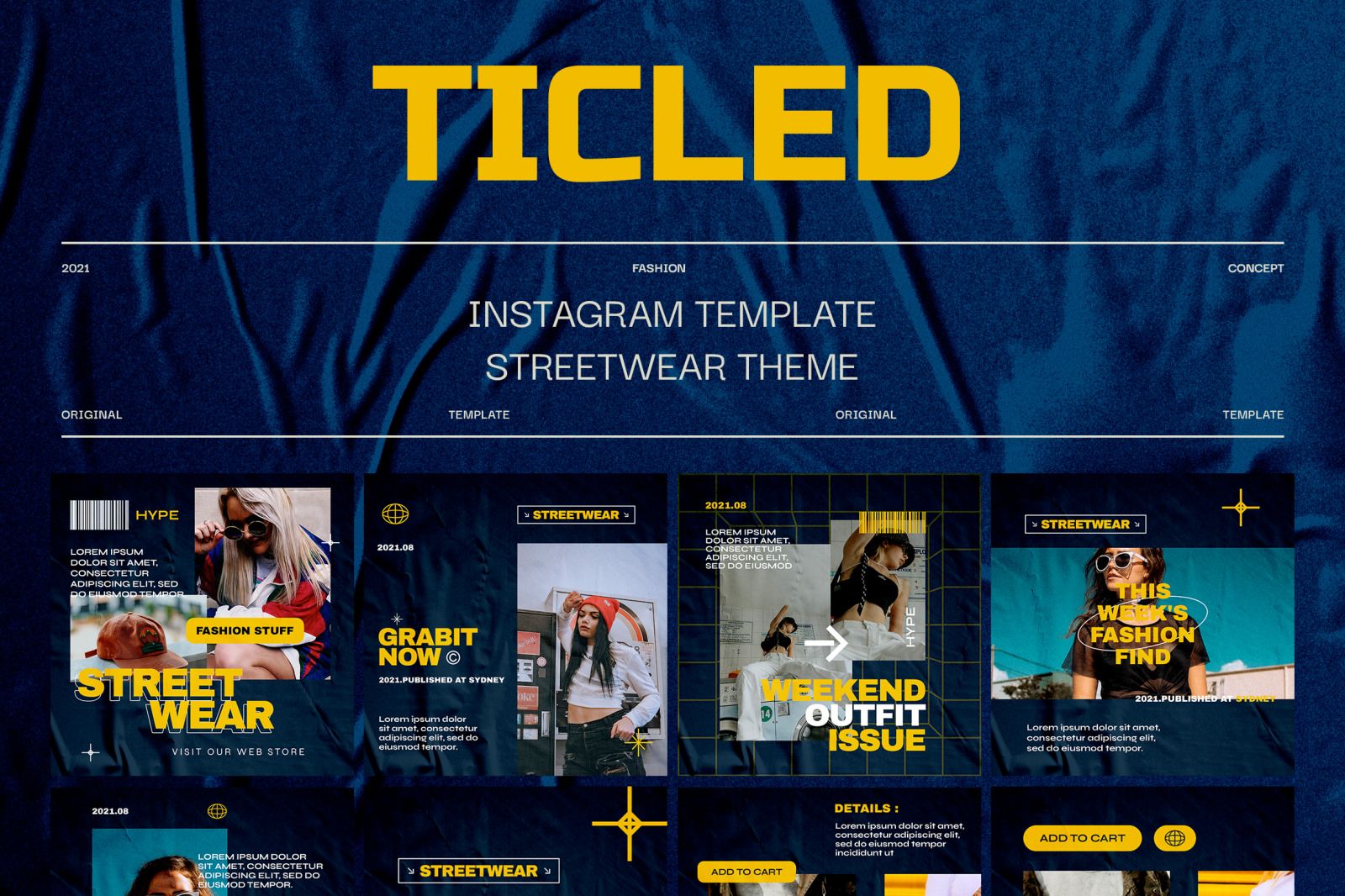 Ticled Urban Instagram Templates