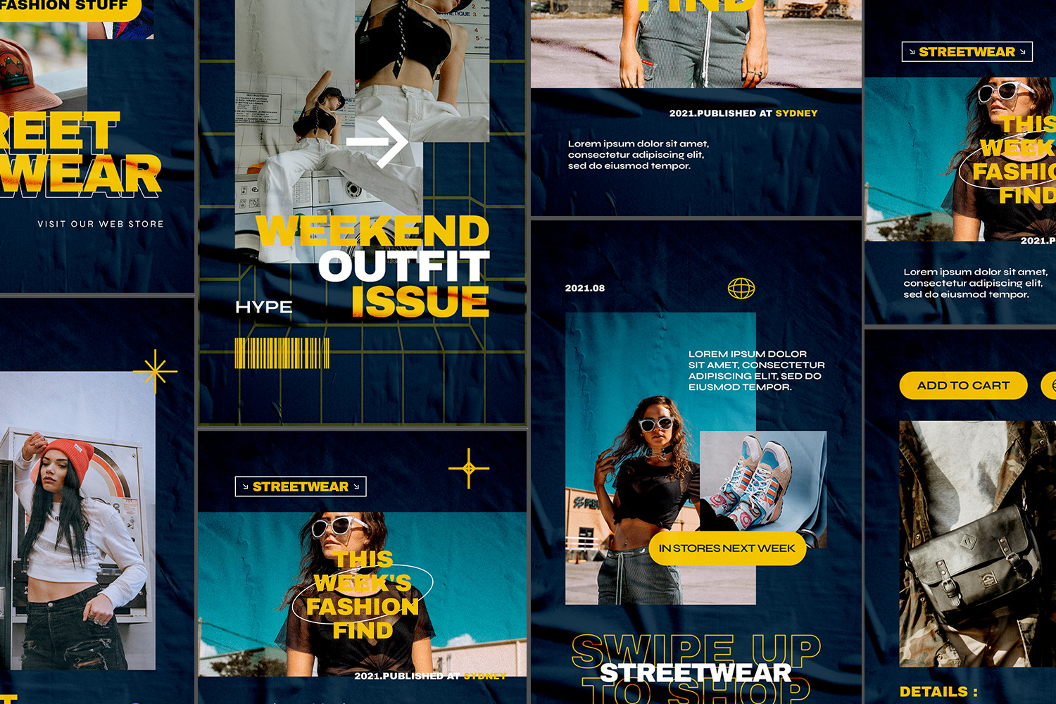 Ticled Urban Instagram Templates