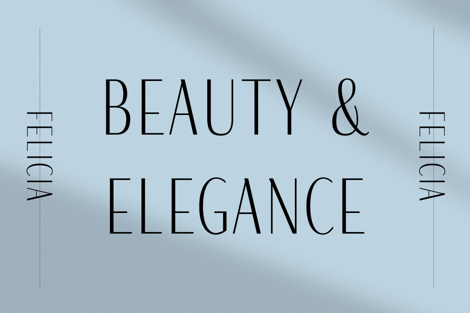 Felicia - Sleek Beauty Typeface Felicia - Sleek Beauty Typeface