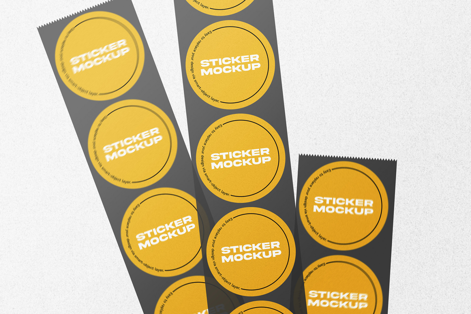 Round Sticker Mockups