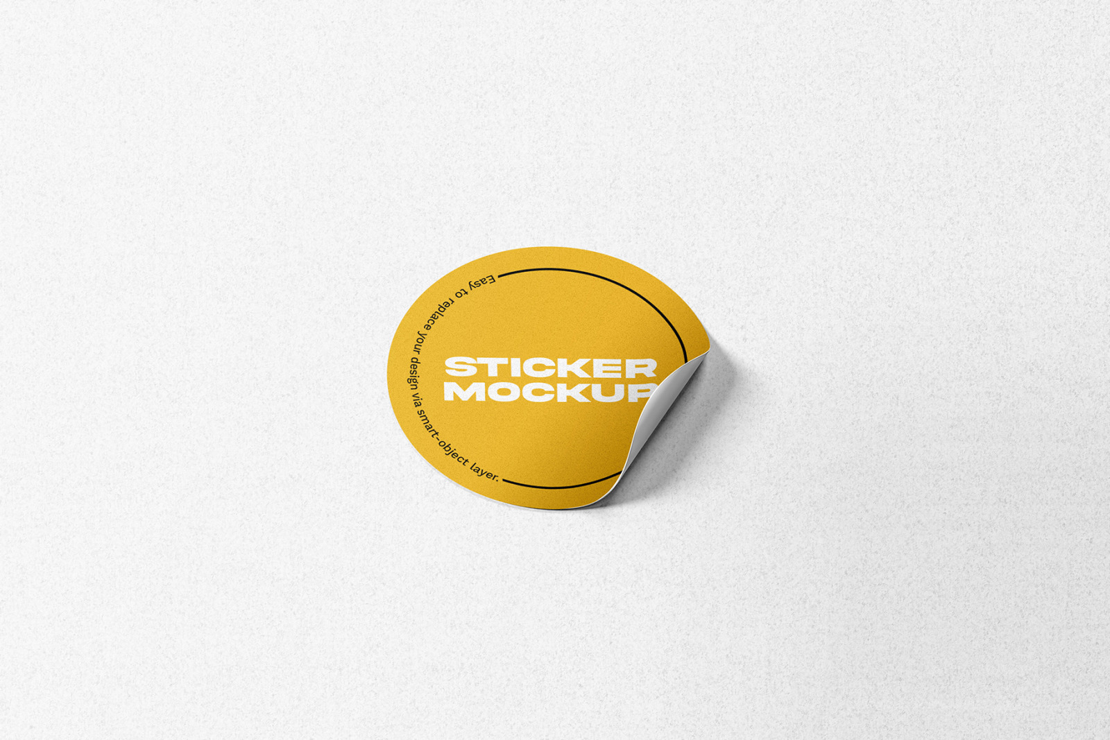 Round Sticker Mockups