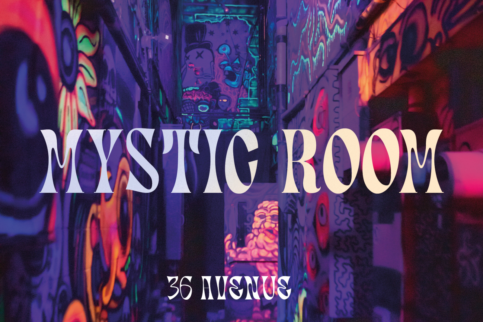 Kenzo - Psychedelic Typeface Kenzo - Psychedelic Typeface
