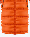 Men's Long Down Jacket Mockup - Front View